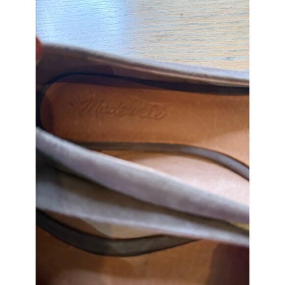 Madewell Mira gray suede pointed toe flats size 8 - Picture 4 of 8